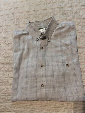 Allegheny Trail Short-Sleeve Button-Up Shirt, Men’s XL